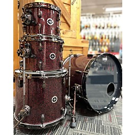 Used In Store Used Used 2023 Bucks County Drum Co 4 piece Prime Series Birch Red Galaxy Drum Kit