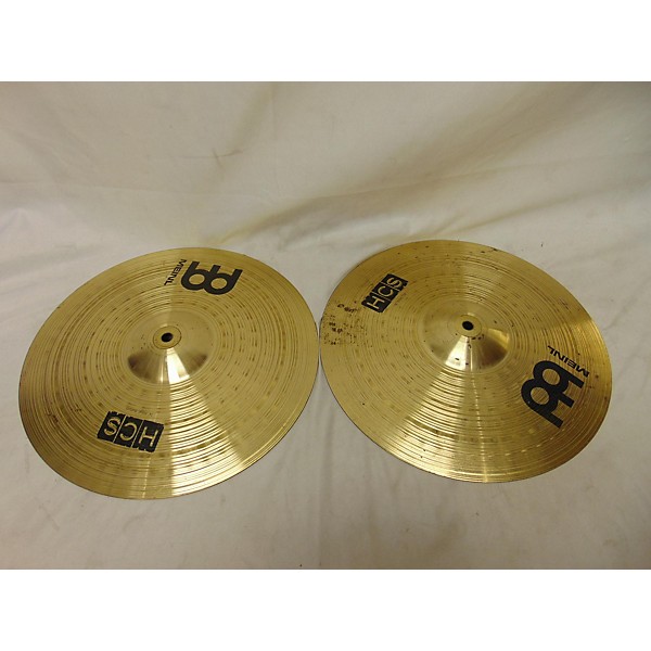 Used MEINL 14in HCS Highhats Cymbal