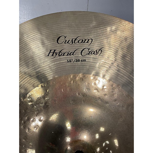 Used Zildjian 15in K Custom Hybrid Crash Cymbal