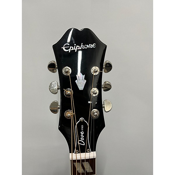 Used Epiphone Dove Pro Acoustic Electric Guitar