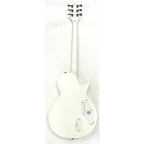 Used ESP LTD EC Arctic Metal Left Handed Solid Body Electric Guitar