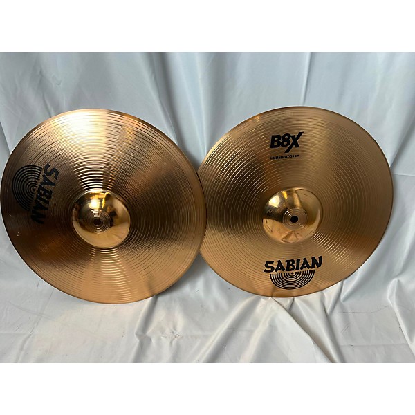 Used SABIAN 14in B8x Hi Hats Cymbal