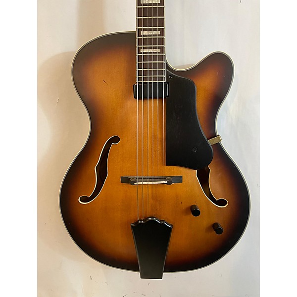 Used Washburn J600 Jazz Venetian Hollow Body Electric Guitar