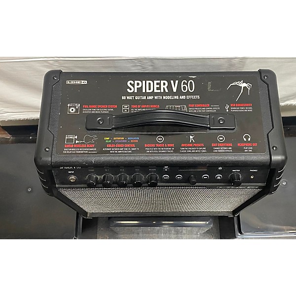 Used Line 6 Spider V 60 1x10 Guitar Combo Amp