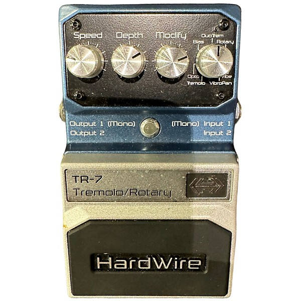 Used DigiTech Hardwire Series TR7 Stereo Tremolo And Rotary Effect Pedal