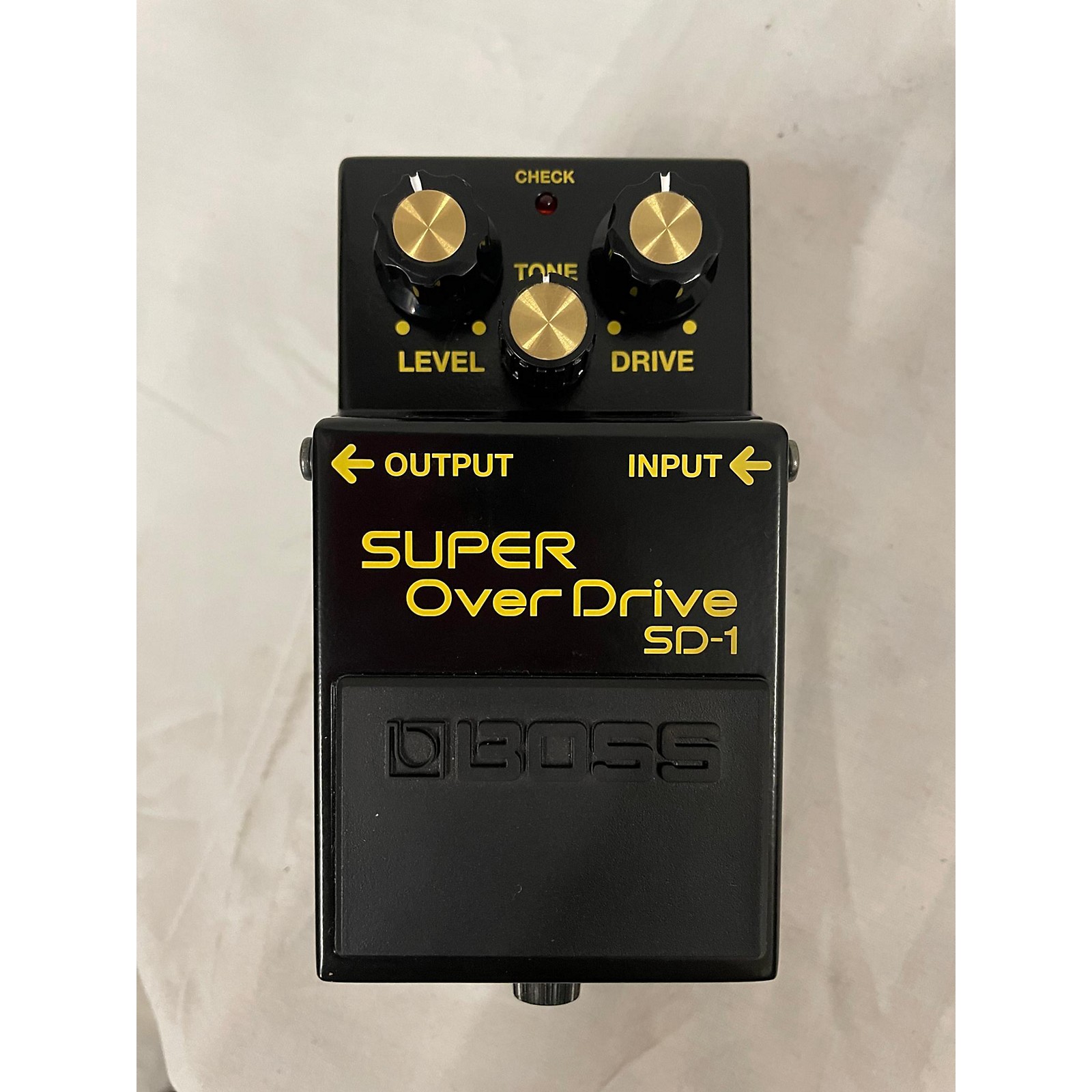 Used BOSS SD-1 SUPER OVERDRIVE 40TH ANNIVERSARY Effect Pedal 