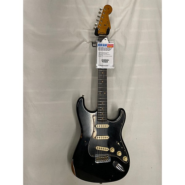 Used Fender Used Fender Custom Shop Ltd Relic Dual-Mag Strat Black Solid Body Electric Guitar