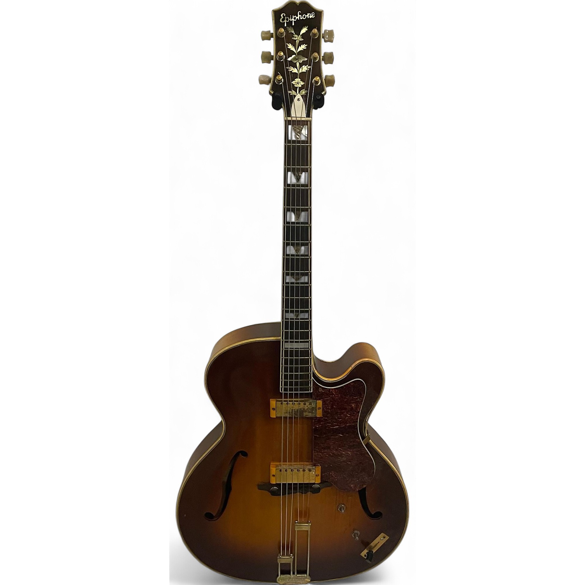 Vintage 1952 Epiphone zephyr Regent Deluxe Sunburst Hollow Body