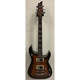 Used Schecter Guitar Research Used Schecter Guitar Research C1 E/A Sunburst Hollow Body Electric Guitar