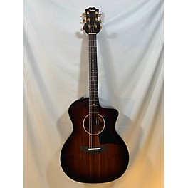 Used Taylor Used Taylor 224CEKDLX Trans Brown Acoustic Electric Guitar