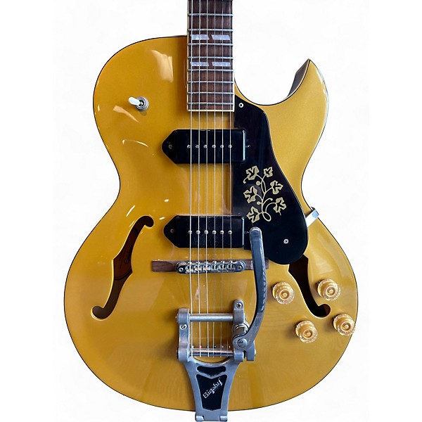 Used Epiphone ES295 Premium Gold Hollow Body Electric Guitar