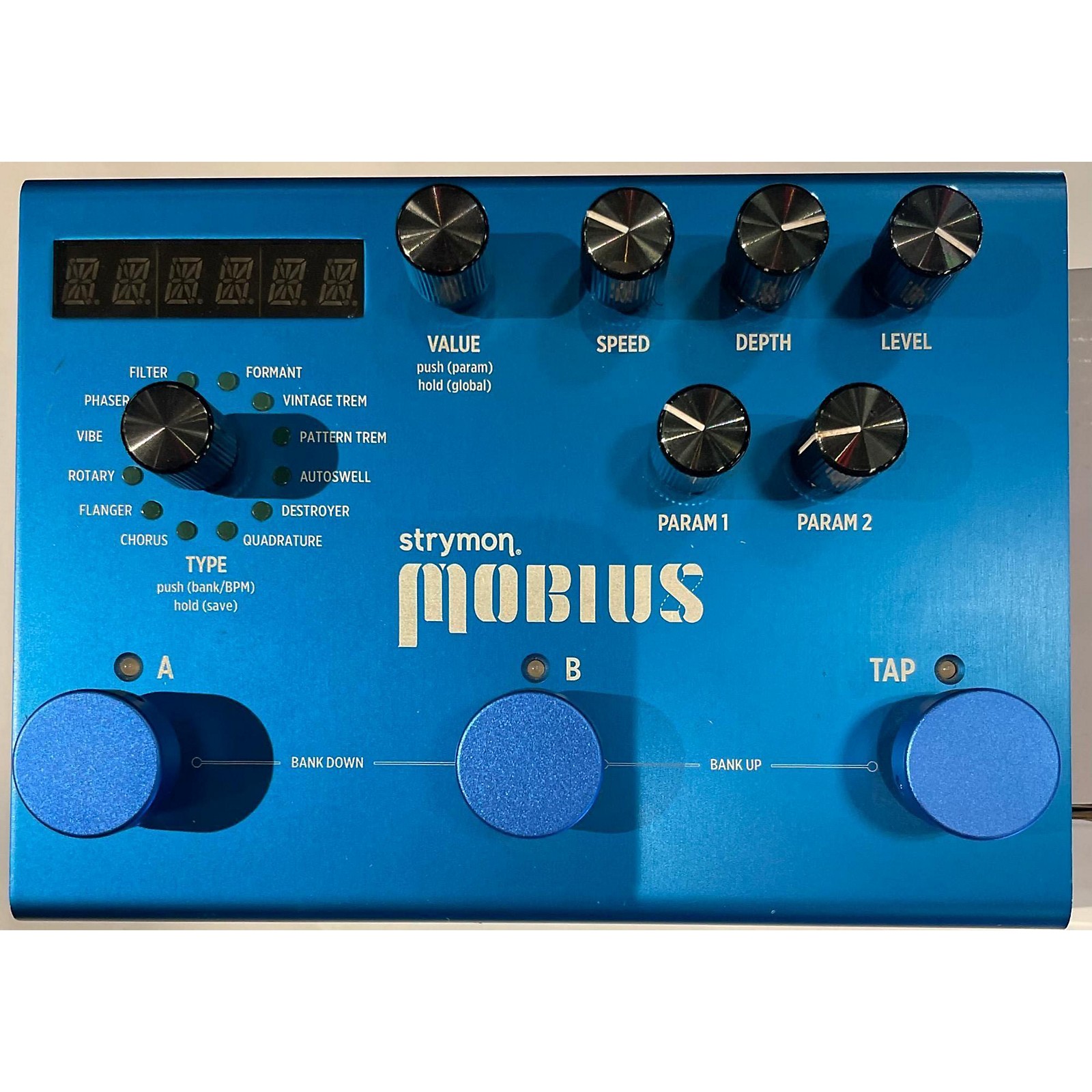 Used Strymon Mobius Multidimensional Modulation Effect Pedal 