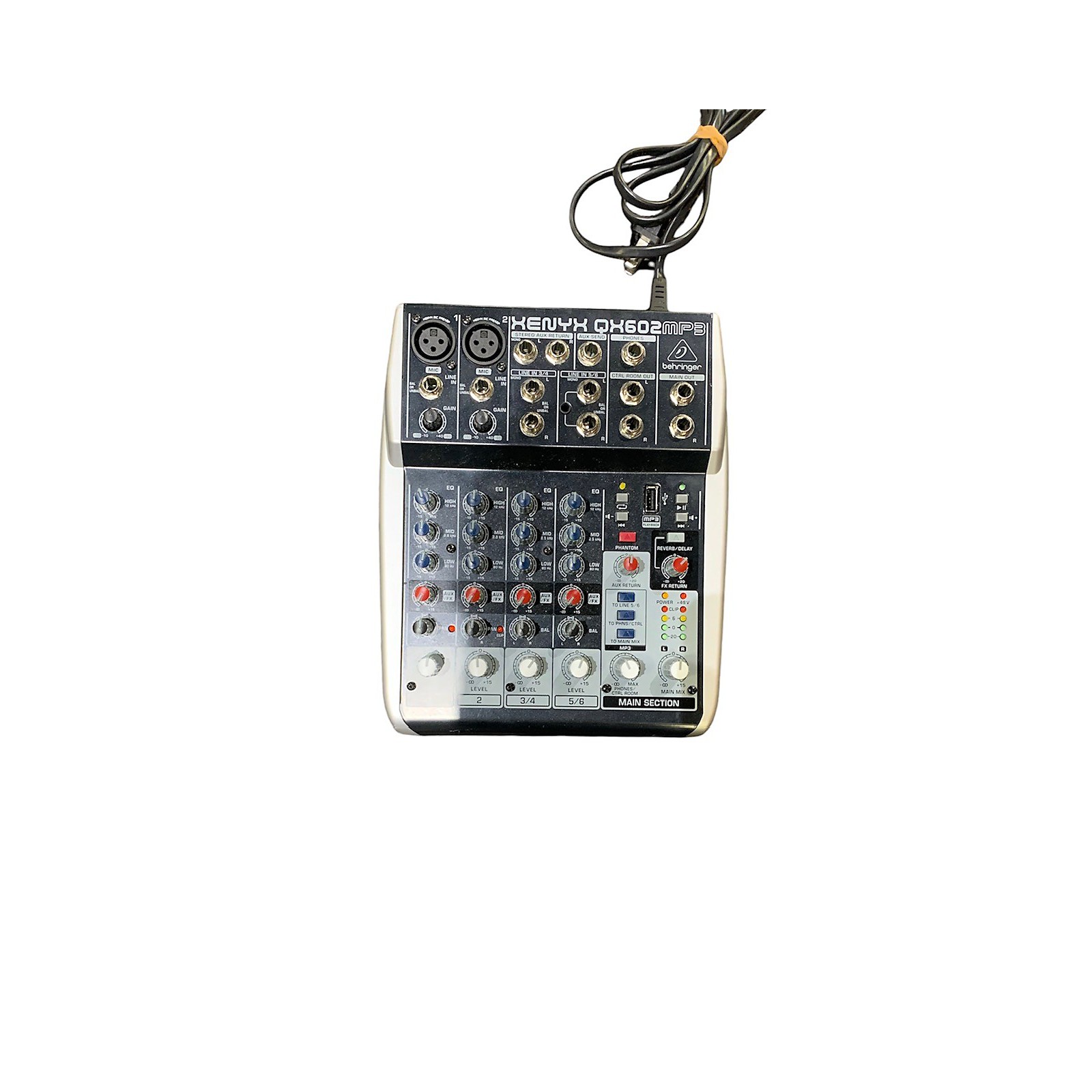 Used Behringer Xenyx Qx602 Mp3 Powered Mixer | Guitar Center