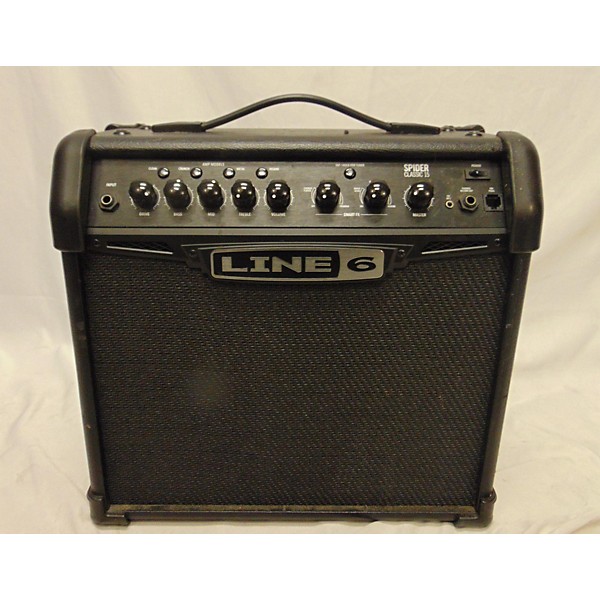 Used Line 6 Spider Classic 15 Guitar Combo Amp