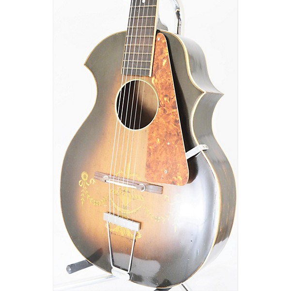 Used Vintage 1930s Kay Kraft Venecian Honey Burst Acoustic Guitar
