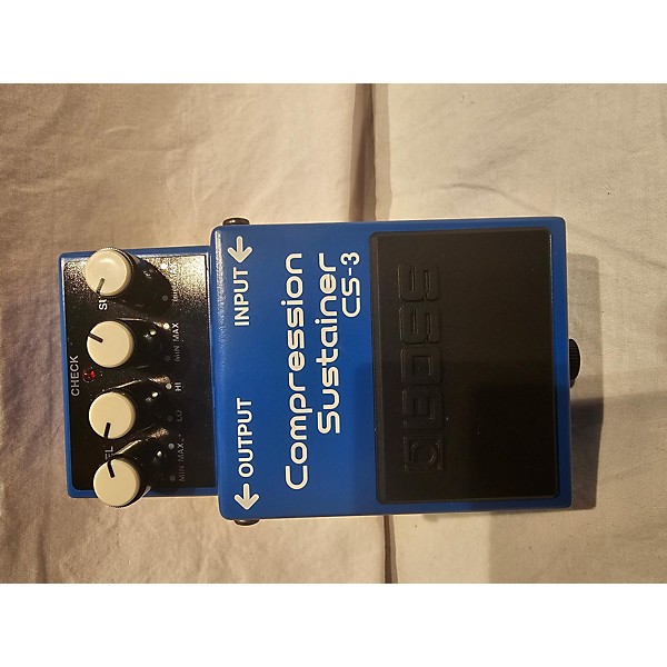 Used BOSS CS3 Compressor Sustainer Effect Pedal