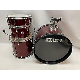 Used TAMA Used TAMA 4 piece Imperialstar WINE RED SPARKLE Drum Kit