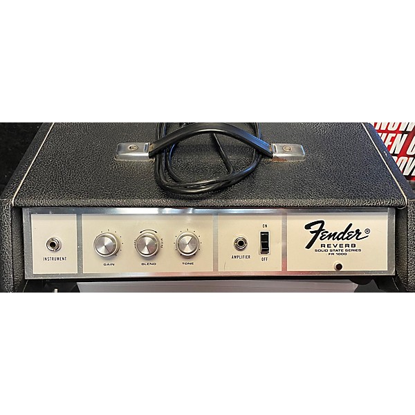 Used Fender 1970s FR1000 Solid State Reverb Effect Pedal
