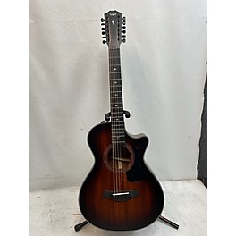 Used Taylor 362CE Shaded Edge Burst 12 String Acoustic Electric Guitar