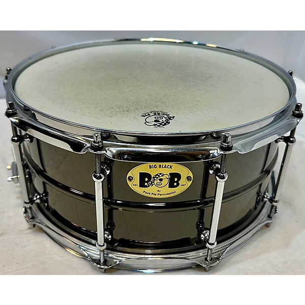 Used Pork Pie 14X6 Big Black Brass Drum