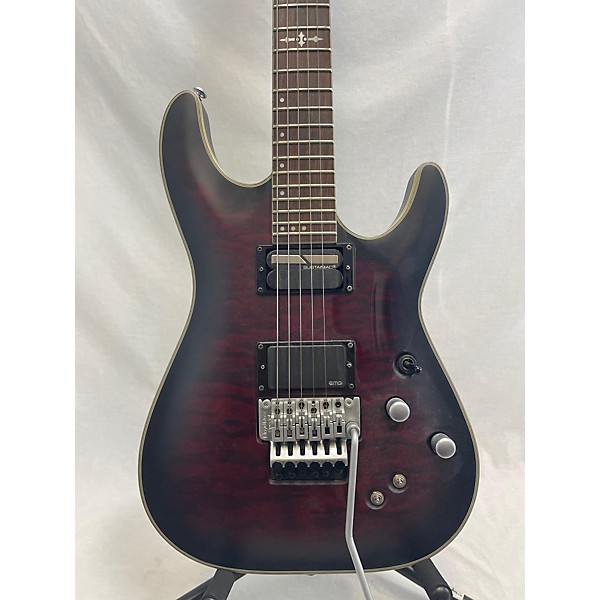 Used Schecter Guitar Research Used Schecter Guitar Research C1 Platinum Crimson Red Burst Solid Body Electric Guitar