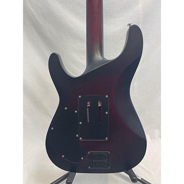 Used Schecter Guitar Research Used Schecter Guitar Research C1 Platinum Crimson Red Burst Solid Body Electric Guitar