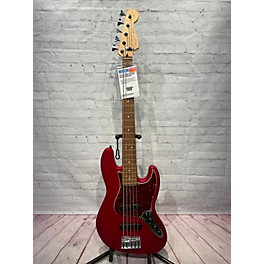 Used Fender Used 2000 Fender Player Plus Jazz Bass V Candy Apple Red Metallic Electric Bass Guitar