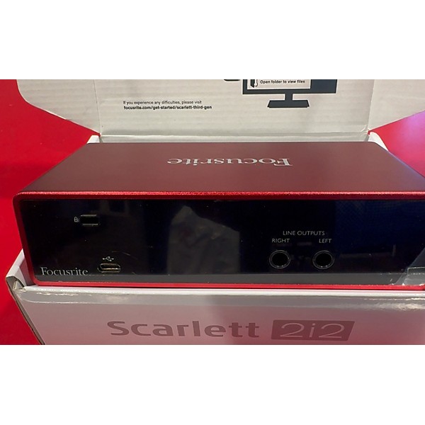 Used Focusrite Scarlett 2i2 Gen 3 Audio Interface