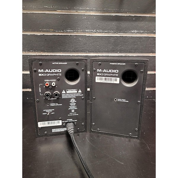 Used M-Audio BX3 GRAPHITE PAIR Powered Monitor