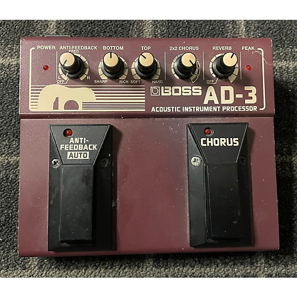 Used BOSS AD3 Acoustic Instrument Processor Effect Processor