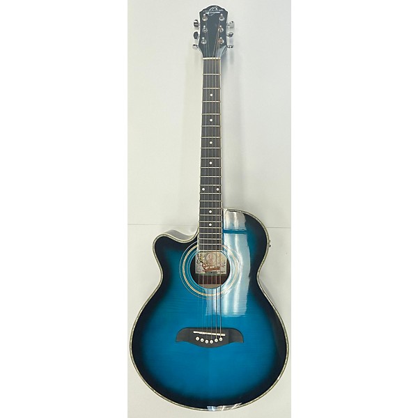 Used Oscar Schmidt OG10CETFBLLH Acoustic Electric Guitar