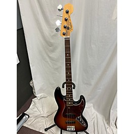 Used Fender Used 2008 Fender American Standard Jazz Bass 3 Tone Sunburst Electric Bass Guitar