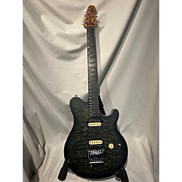 Used Ernie Ball Music Man Used Ernie Ball Music Man Axis Predator Green Solid Body Electric Guitar