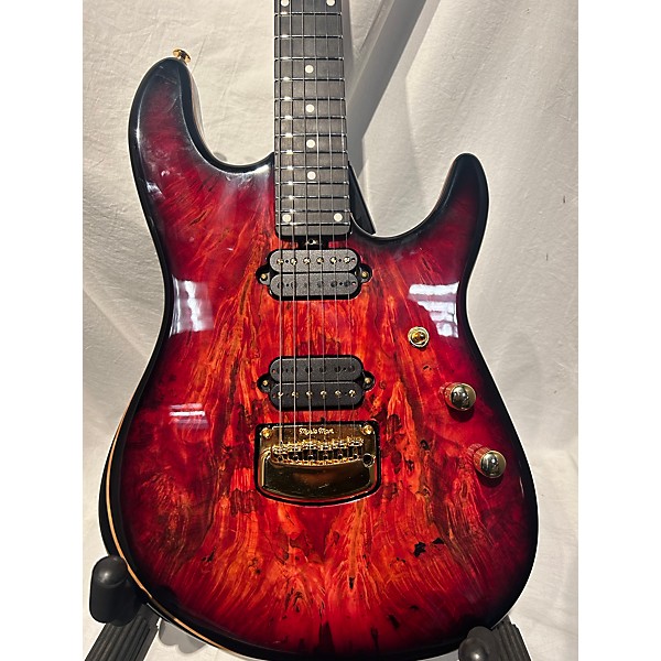 Used Ernie Ball Music Man Used Ernie Ball Music Man Jason Richardson Cutlass RORSCHACH RED Solid Body Electric Guitar