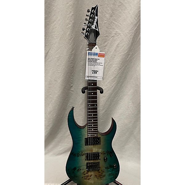 Used Ibanez Used Ibanez RG421PB Green Solid Body Electric Guitar