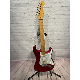 Used Fender Used 2002 Fender American Deluxe Fat Stratocaster Candy Apple Red Solid Body Electric Guitar