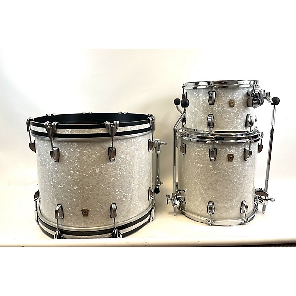 Used Pearl Wood Fiberglass 3 Piece Drum Kit