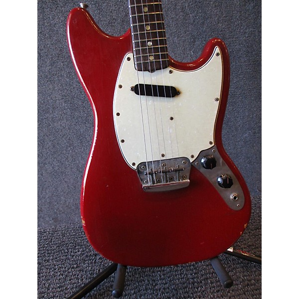 Vintage Fender Vintage 1966 Fender Musicmaster Dakota Red Solid Body Electric Guitar