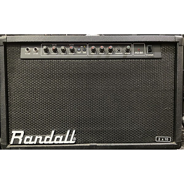 Used Randall Rg-80 2x10 Combo Guitar Combo Amp