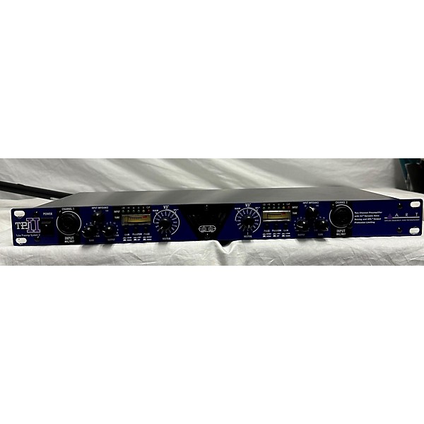 Used ART TPS II 2-Channel Variable Impedance Tube Microphone Preamp