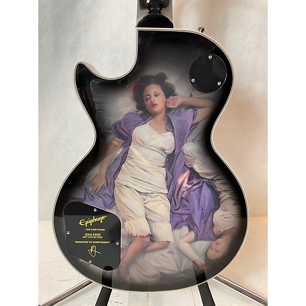 Used Epiphone 2023 Les Paul Custom Adam Jones Art Collection Solid Body Electric Guitar
