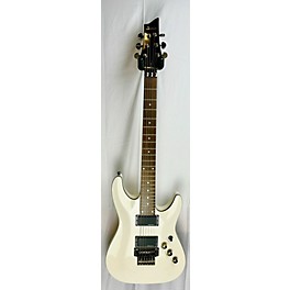 Used Schecter Guitar Research Used Schecter Guitar Research Diamond Series C-1 FR Pearl White Solid Body Electric Guitar