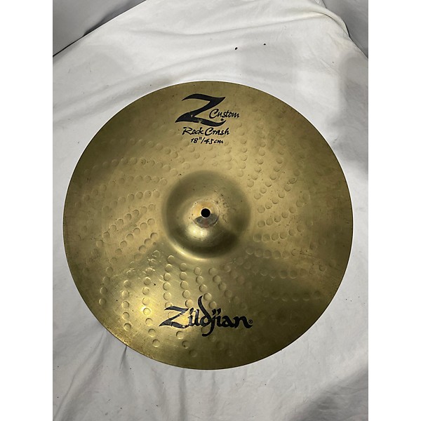 Used Zildjian 18in Z Custom Rock Crash Cymbal