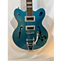 Used Gretsch Guitars Used Gretsch Guitars G2622T Streamliner Center Block Blue Hollow Body Electric Guitar