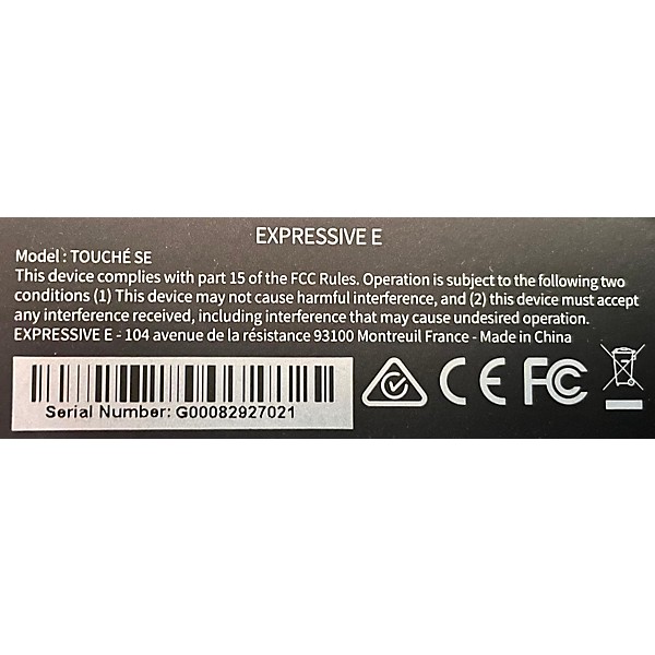 Used Expressive E TOUCHE SE USB CONTROLLER SUSTAIN PEDAL Sustain Pedal