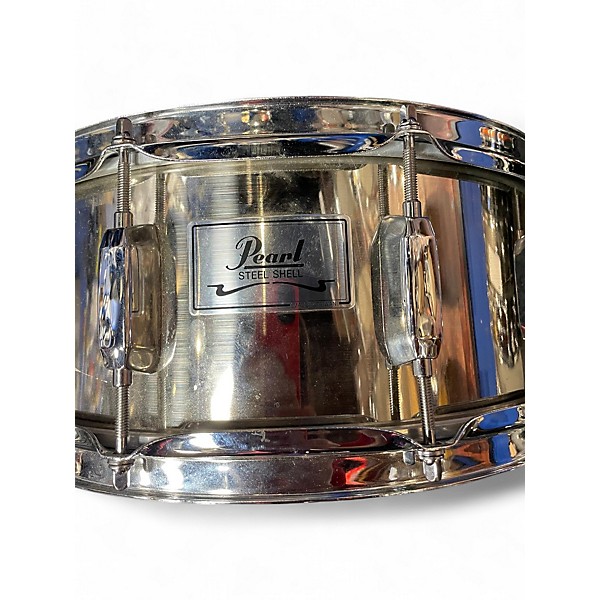 Used Pearl 14X5.5 Modern Utility Steel Snare Drum Steel