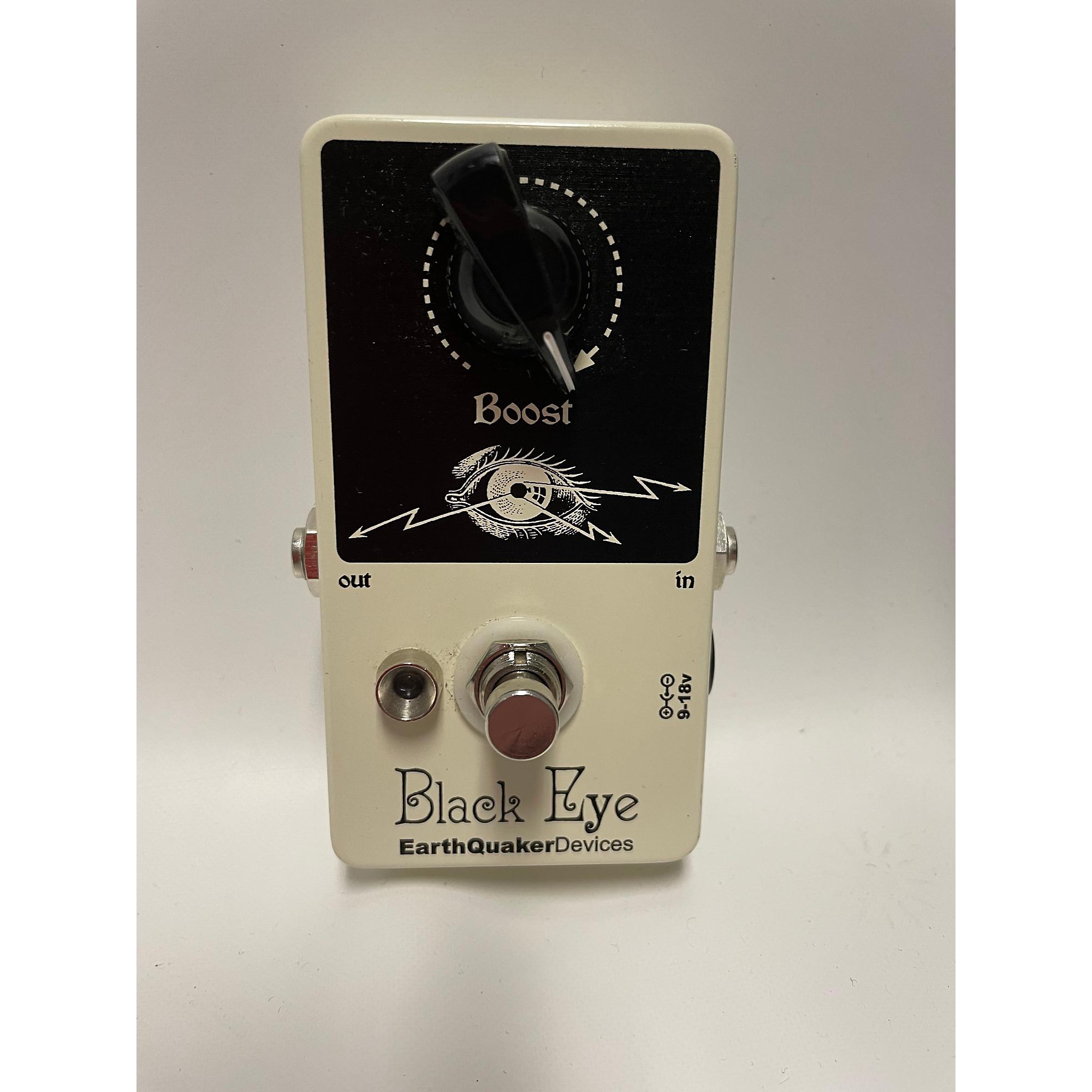 Used EarthQuaker Devices Black Eye Clean Boost Effect Pedal 