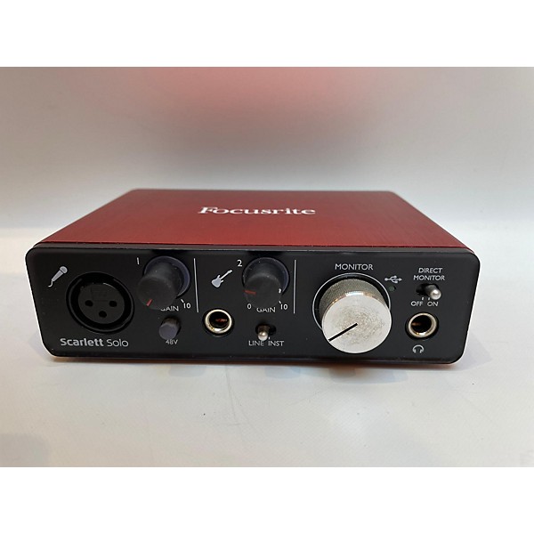 Used Focusrite 2010 Scarlett Solo Gen 2 Audio Interface