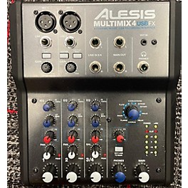 Used Alesis MultiMix 4 USB FX 4-Channel Unpowered Mixer