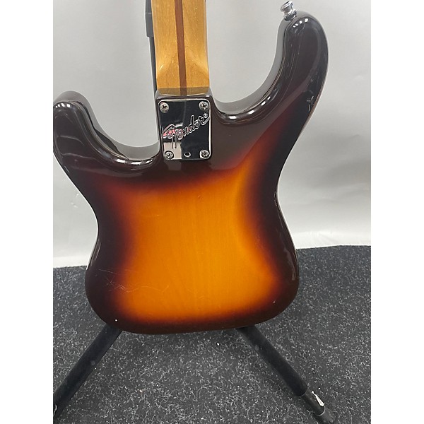 Vintage Fender Vintage 1983 Fender Standard 2 Knob Stratocaster Sunburst Solid Body Electric Guitar